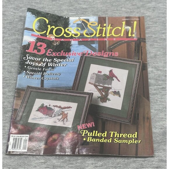 Cross Stitch Magazine 13 Exclusive Design Number 14 Paperback 1993 - Picture 1 of 8